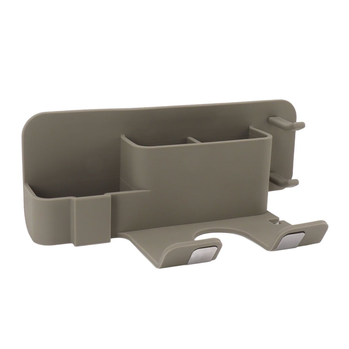 Wall Mounted Hair Dryer Holder Blow Dryer Holder Organizer Stand Bathroom Accessories Gray