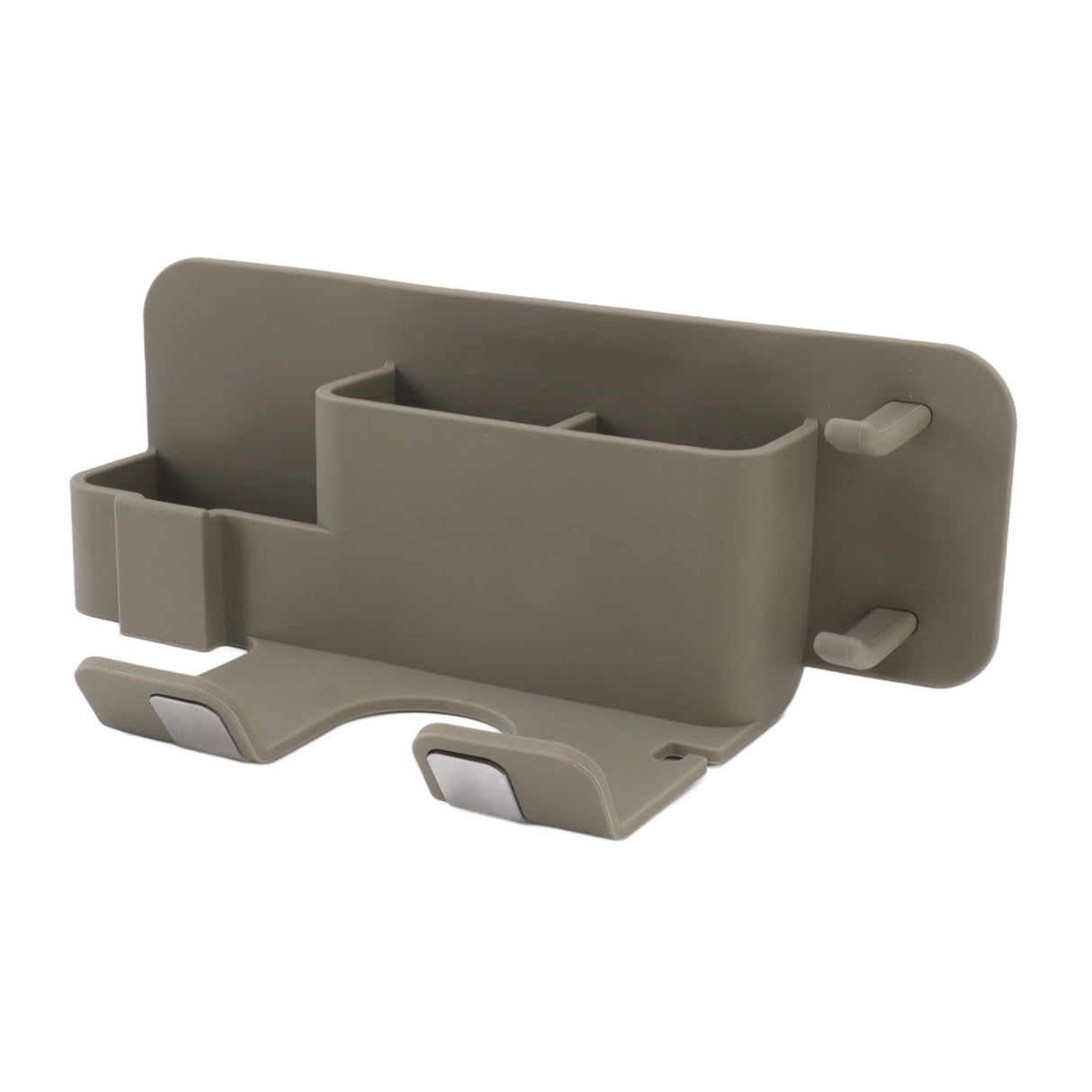 Wall Mounted Hair Dryer Holder Blow Dryer Holder Organizer Stand Bathroom Accessories Gray