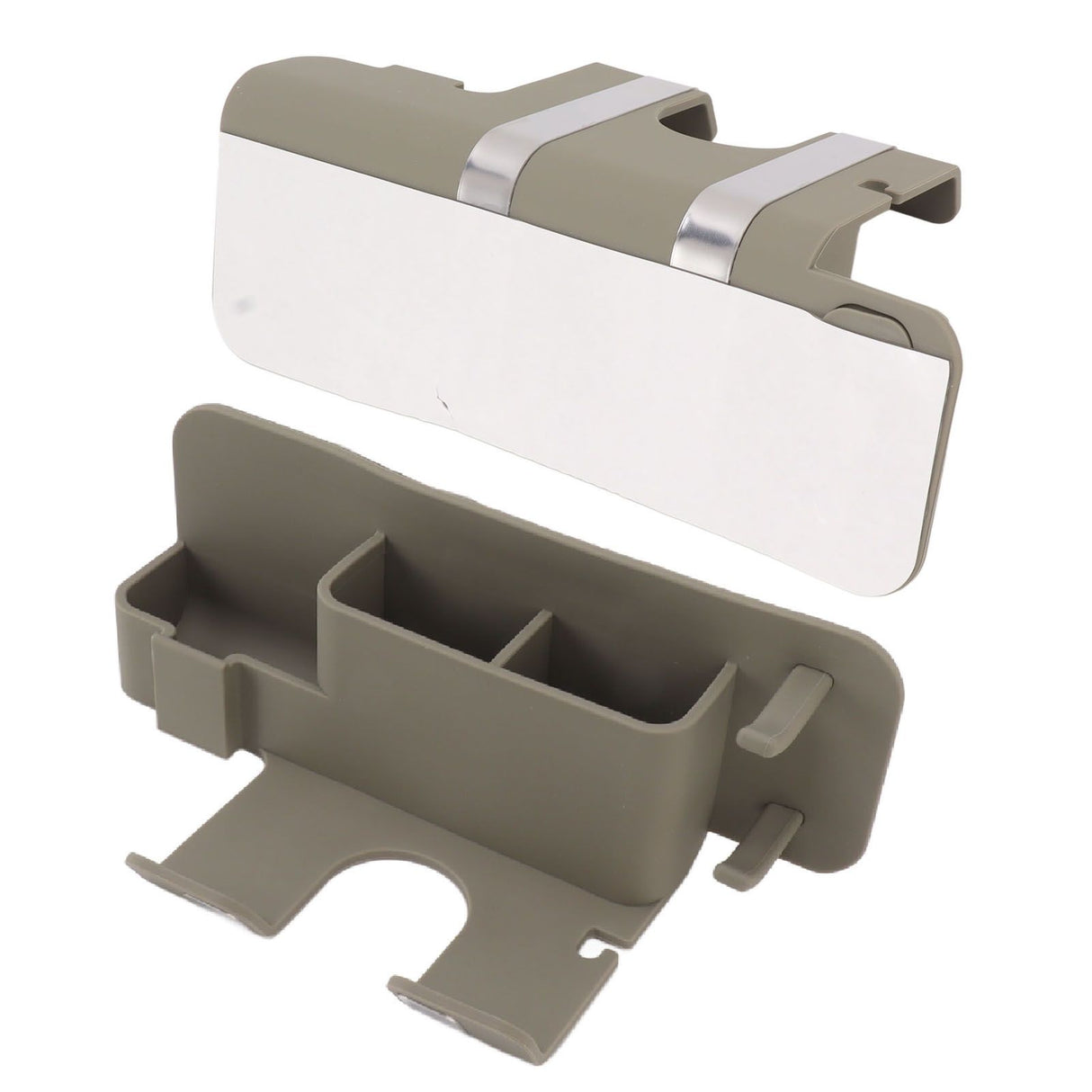 Wall Mounted Hair Dryer Holder Blow Dryer Holder Organizer Stand Bathroom Accessories Gray