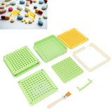 Medicine Capsule Filling Tray 100 Hole Capsule Filling Machine Capsule Filling Tool Manual Capsule Filler Light Green - Extra Image