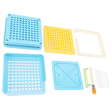 Medicine Capsule Filling Tray 100 Hole Capsule Filling Machine Capsule Filling Tool Manual Capsule Filler Blue