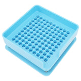 Medicine Capsule Filling Tray 100 Hole Capsule Filling Machine Capsule Filling Tool Manual Capsule Filler Blue - Extra Image