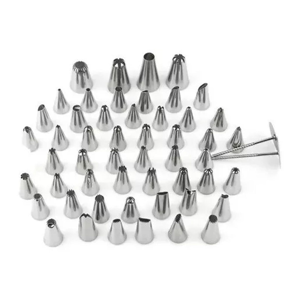 Piping Tips Stainless Steel Toxic Free Rust Proof Cake Decorating Nozzles for Home Baking