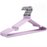 Clothes Hangers Prevent Slip Space Saving Heavy Duty Dry Wet Thick Clothes Hangers for Home Dormitory Purple