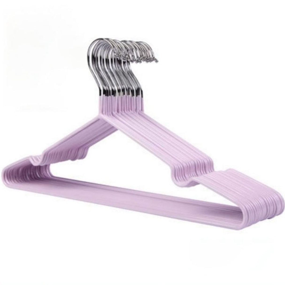 Clothes Hangers Prevent Slip Space Saving Heavy Duty Dry Wet Thick Clothes Hangers for Home Dormitory Purple
