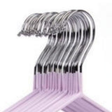 Clothes Hangers Prevent Slip Space Saving Heavy Duty Dry Wet Thick Clothes Hangers for Home Dormitory Purple - Extra Image