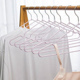 Clothes Hangers Prevent Slip Space Saving Heavy Duty Dry Wet Thick Clothes Hangers for Home Dormitory Purple - Extra Image