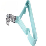 Clothes Hangers Prevent Slip Space Saving Heavy Duty Dry Wet Thick Clothes Hangers for Home Dormitory Green
