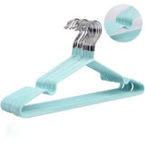 Clothes Hangers Prevent Slip Space Saving Heavy Duty Dry Wet Thick Clothes Hangers for Home Dormitory Green
