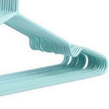 Clothes Hangers Prevent Slip Space Saving Heavy Duty Dry Wet Thick Clothes Hangers for Home Dormitory Green - Low Angle