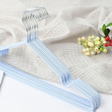 Clothes Hangers Prevent Slip Space Saving Heavy Duty Dry Wet Thick Clothes Hangers for Home Dormitory Blue