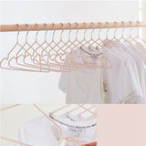 Clothes Hangers Prevent Slip Space Saving Heavy Duty Dry Wet Thick Clothes Hangers for Home Dormitory Pink - Extra Image