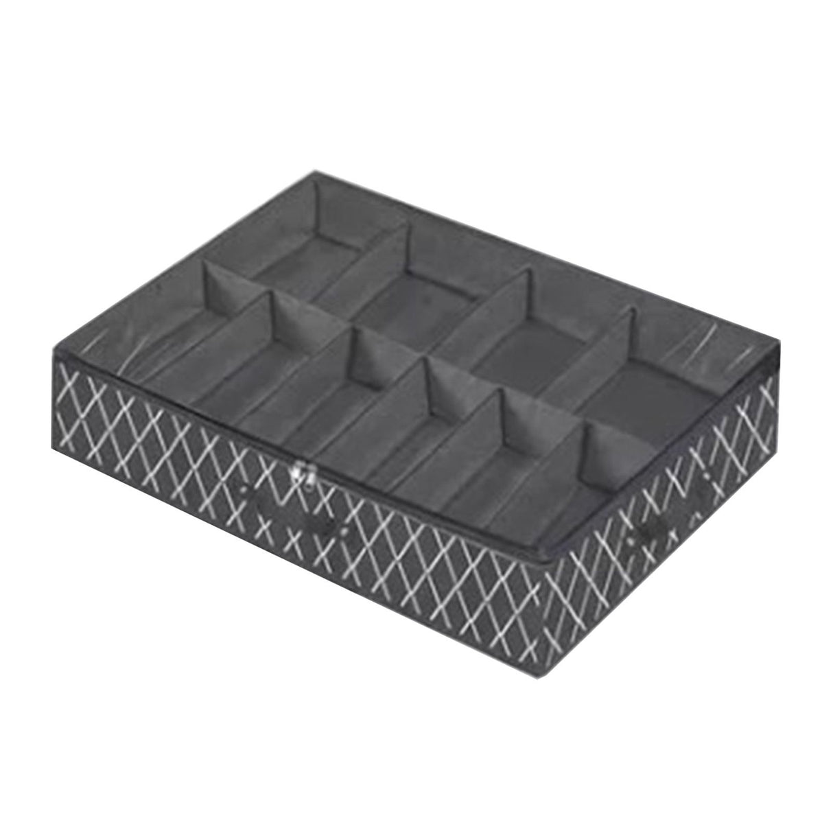 Underbed Storage Containers Adjustable Foldable Under Bed Shoe Storage Solution For Home Hotel Black