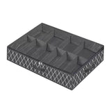 Underbed Storage Containers Adjustable Foldable Under Bed Shoe Storage Solution For Home Hotel Black - Extra Image