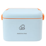 Large Medicine Storage Box Organizer Container Family Emergency Medicine Case with Removable Tray Type A