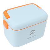 Large Medicine Storage Box Organizer Container Family Emergency Medicine Case with Removable Tray Type A - Side View