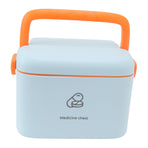 Large Medicine Storage Box Organizer Container Family Emergency Medicine Case with Removable Tray Type A