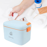 Large Medicine Storage Box Organizer Container Family Emergency Medicine Case with Removable Tray Type A