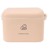 Large Medicine Storage Box Organizer Container Family Emergency Medicine Case with Removable Tray Type C