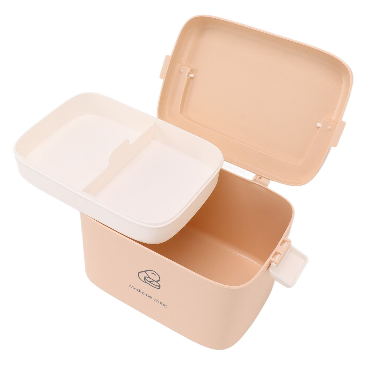 Large Medicine Storage Box Organizer Container Family Emergency Medicine Case with Removable Tray Type C