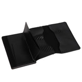 Card Wallet Soft Leather Large Capacity Lose Proof Multifunctional Men Wallet Gift Carbon Fiber Black - Close-Up Angle