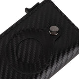 Card Wallet Soft Leather Large Capacity Lose Proof Multifunctional Men Wallet Gift Carbon Fiber Black - Extra Image