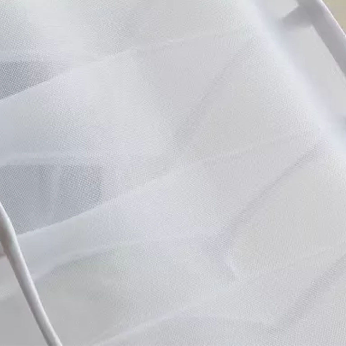 2Pcs White 7 Gird Pants Divider Storage Box Pants 7 Compartment Closet Pants Storage Case Organizer