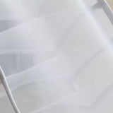 2Pcs White 7 Gird Pants Divider Storage Box Pants 7 Compartment Closet Pants Storage Case Organizer