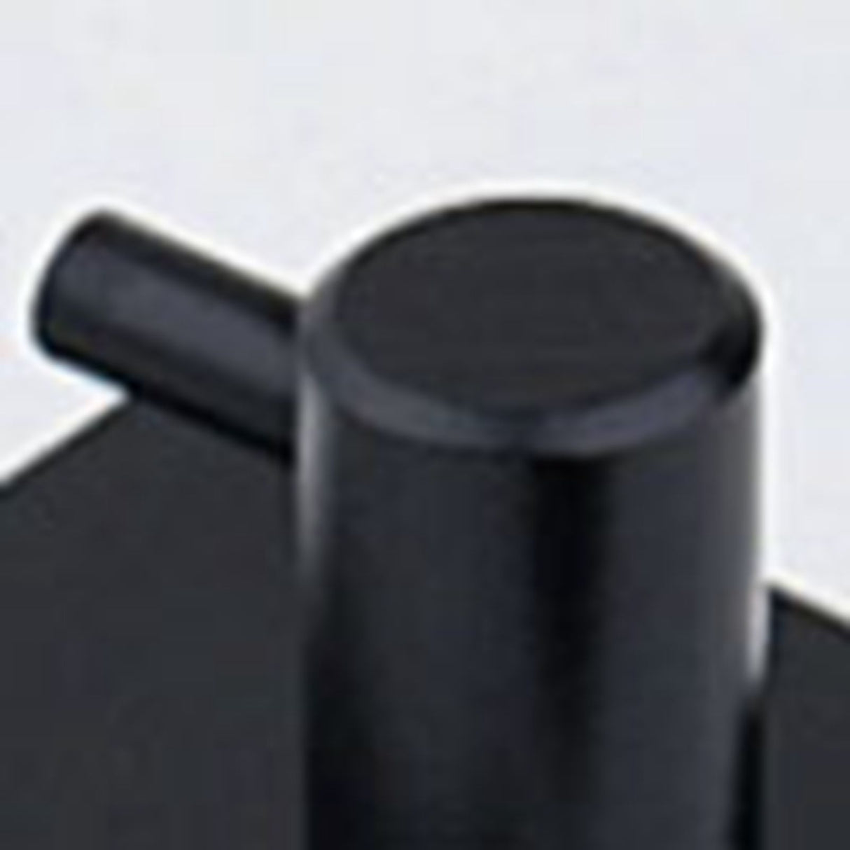 4PCS Clothes Hooks Strong Adhesive Wall Hook 304 Stainless Steel Hanging Hooks Black Square
