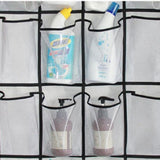 Over The Door Shoe Organizer Hanging Storage Bag Shoe Storage Door Hanger with 24 Mesh Pockets