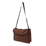 Wheelchair Back Pouch Polyester Hanging Storage Bag Electric Walker Backpack Bag Brown - Side View