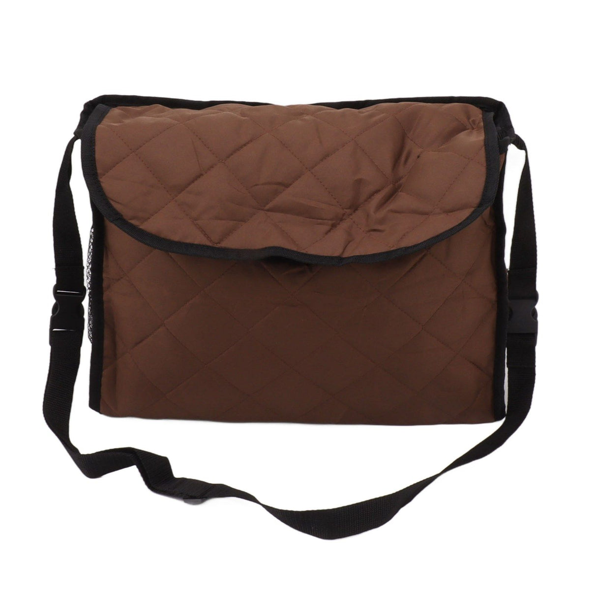 Wheelchair Back Pouch Polyester Hanging Storage Bag Electric Walker Backpack Bag Brown