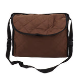 Wheelchair Back Pouch Polyester Hanging Storage Bag Electric Walker Backpack Bag Brown