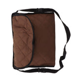 Wheelchair Back Pouch Polyester Hanging Storage Bag Electric Walker Backpack Bag Brown - Close-Up Angle