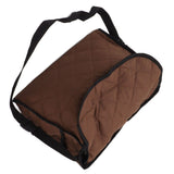 Wheelchair Back Pouch Polyester Hanging Storage Bag Electric Walker Backpack Bag Brown