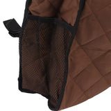 Wheelchair Back Pouch Polyester Hanging Storage Bag Electric Walker Backpack Bag Brown