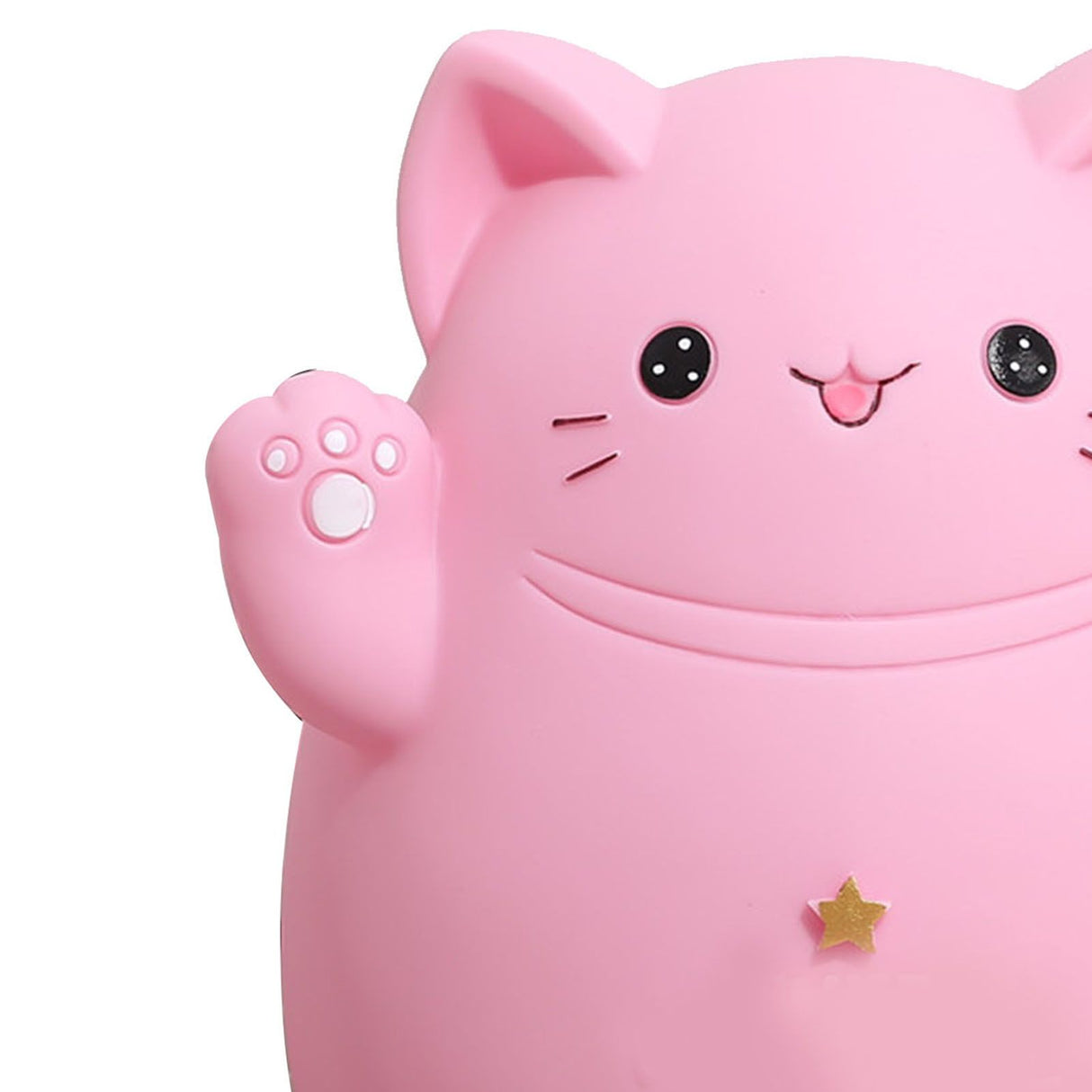 Cartoon Cat Piggy Bank Saving Bank Cartoon Cat Shaped Money Box Coins Storage Box Home Decor Ornament Children Toys Gifts Pink S 13x11x15cm