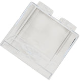 Clear Money Saving Bank Building Block Design Rectangular Transparent Coin Saving Box for Kids Boys Girls White 8.9x8.9x9.2cm / 3.5x3.5x3.6in - Extra Image