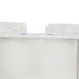 Clear Money Saving Bank Building Block Design Rectangular Transparent Coin Saving Box for Kids Boys Girls White 8.9x8.9x9.2cm / 3.5x3.5x3.6in - Extra Image