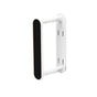 Clothes Drying Rack Plastic Retractable Cloth Hanger for Laundry Balcony Mudroom Bedroom Elegant White