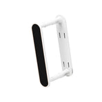 Clothes Drying Rack Plastic Retractable Cloth Hanger for Laundry Balcony Mudroom Bedroom Elegant White