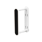 Clothes Drying Rack Plastic Retractable Cloth Hanger for Laundry Balcony Mudroom Bedroom Elegant White