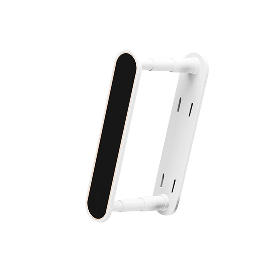 Clothes Drying Rack Plastic Retractable Cloth Hanger for Laundry Balcony Mudroom Bedroom Elegant White