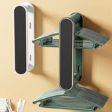Clothes Drying Rack Plastic Retractable Cloth Hanger for Laundry Balcony Mudroom Bedroom Elegant White - 45-Degree Angle