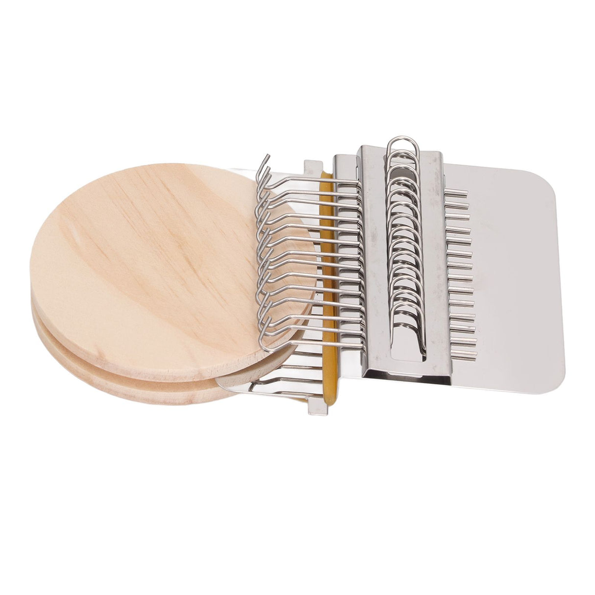Darning Loom Weave Tool Small Weaving Loom Kit with 14 Hooks 1 Needle for Hand Knitting DIY Crafts