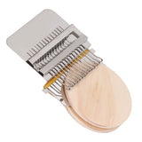 Darning Loom Weave Tool Small Weaving Loom Kit with 14 Hooks 1 Needle for Hand Knitting DIY Crafts