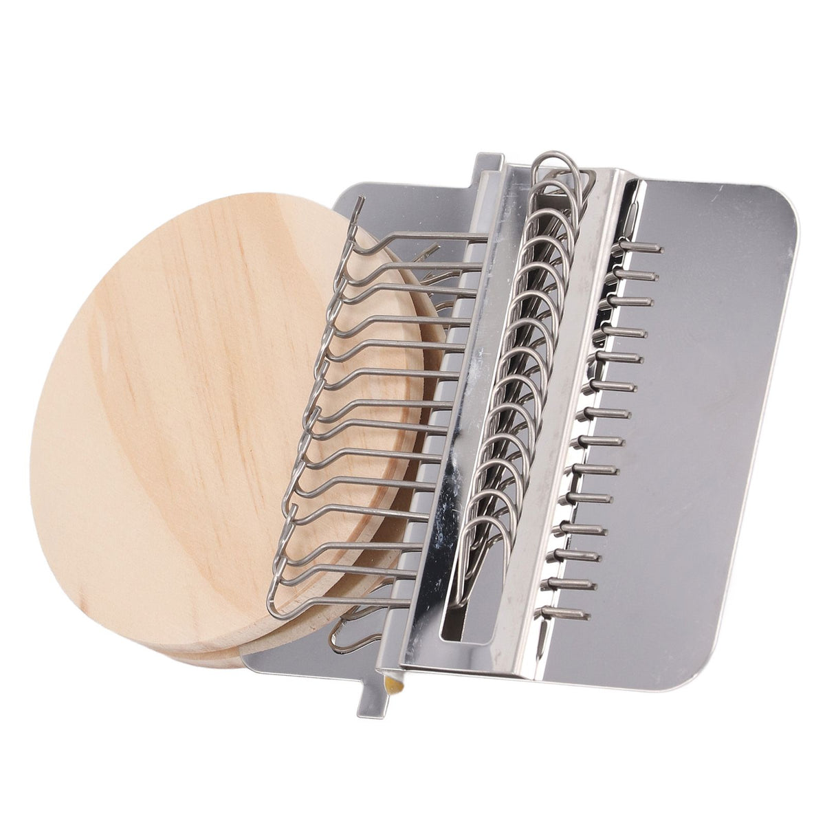 Darning Loom Weave Tool Small Weaving Loom Kit with 14 Hooks 1 Needle for Hand Knitting DIY Crafts