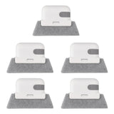 5Pcs Window Track Cleaning Brush Detachable Window Groove Gap Cleaning Brush Tools with Scraper for Window Sliding Door
