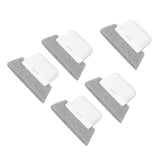 5Pcs Window Track Cleaning Brush Detachable Window Groove Gap Cleaning Brush Tools with Scraper for Window Sliding Door