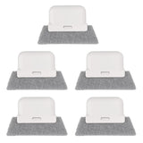 5Pcs Window Track Cleaning Brush Detachable Window Groove Gap Cleaning Brush Tools with Scraper for Window Sliding Door